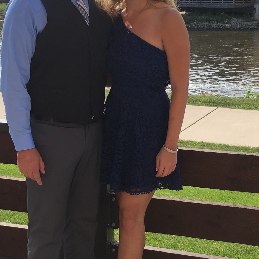 Blue dress